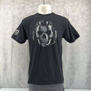 Zero Foxtrot Shirt Men Large Ghost Operator Graphic Print Skull Headset Tactical